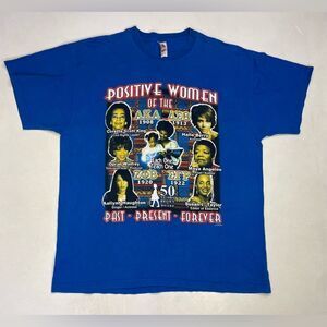 VINTAGE Black History Powerful African American Positive Women T-shirt Men XL